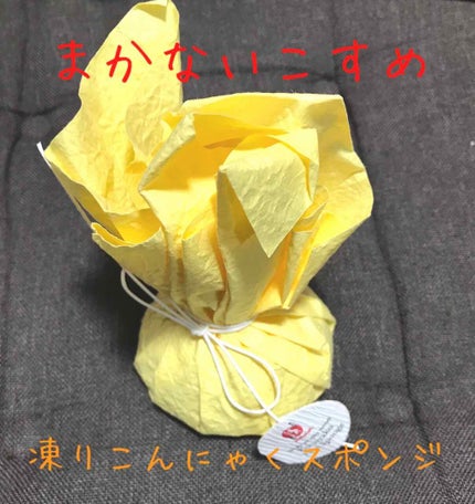 凍りこんにゃくスポンジ(顔用)/まかないこすめ/その他スキンケアグッズを使ったクチコミ(1枚目)