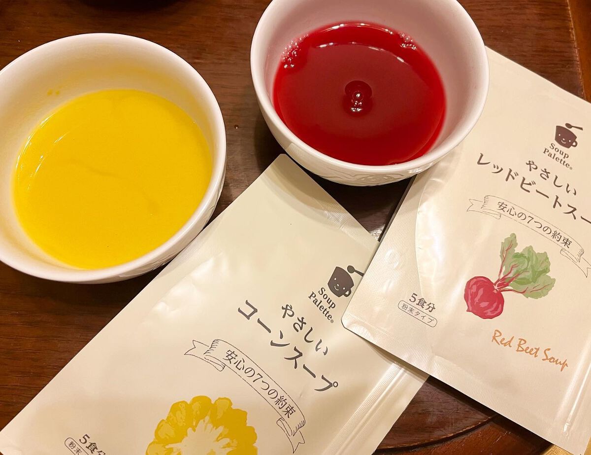 chiekotan on LIPS 「こだまいきいき農場『やさしいレッドビートスープ』と『やさしいコ..」(1枚目)