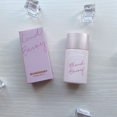 BLEND BERRY 皮脂くずれ防止下地UVのクチコミ「BLEND BERRY
LASTING BASE UV⁡


✔️化粧なおしをしたくない人に向.....」（1枚目）