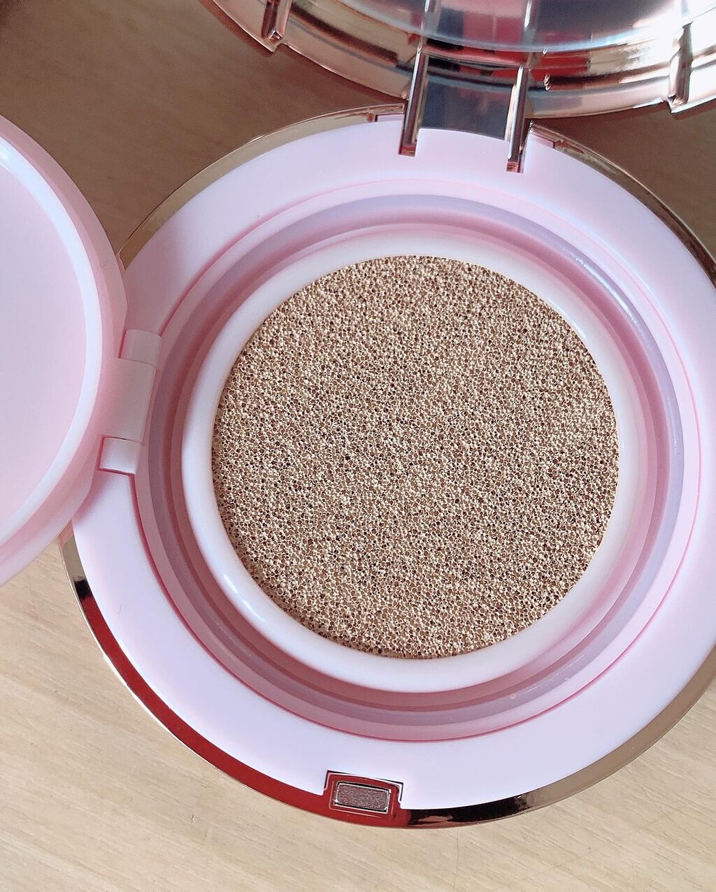 ピンクティーツリーカバークッション/APLIN/クッションファンデーションを使ったクチコミ(2枚目)