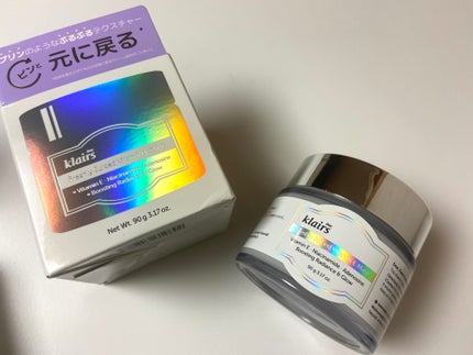 フレッシュリージュースドビタミンEマスク(90g)/Klairs/フェイスクリームを使ったクチコミ(3枚目)