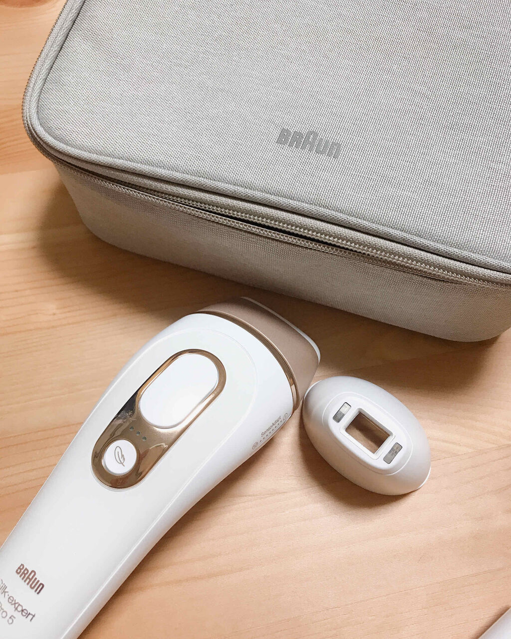 ブラウンシルクエキスパート （光美容器）/ブラウン/家庭用脱毛器を使ったクチコミ（1枚目）