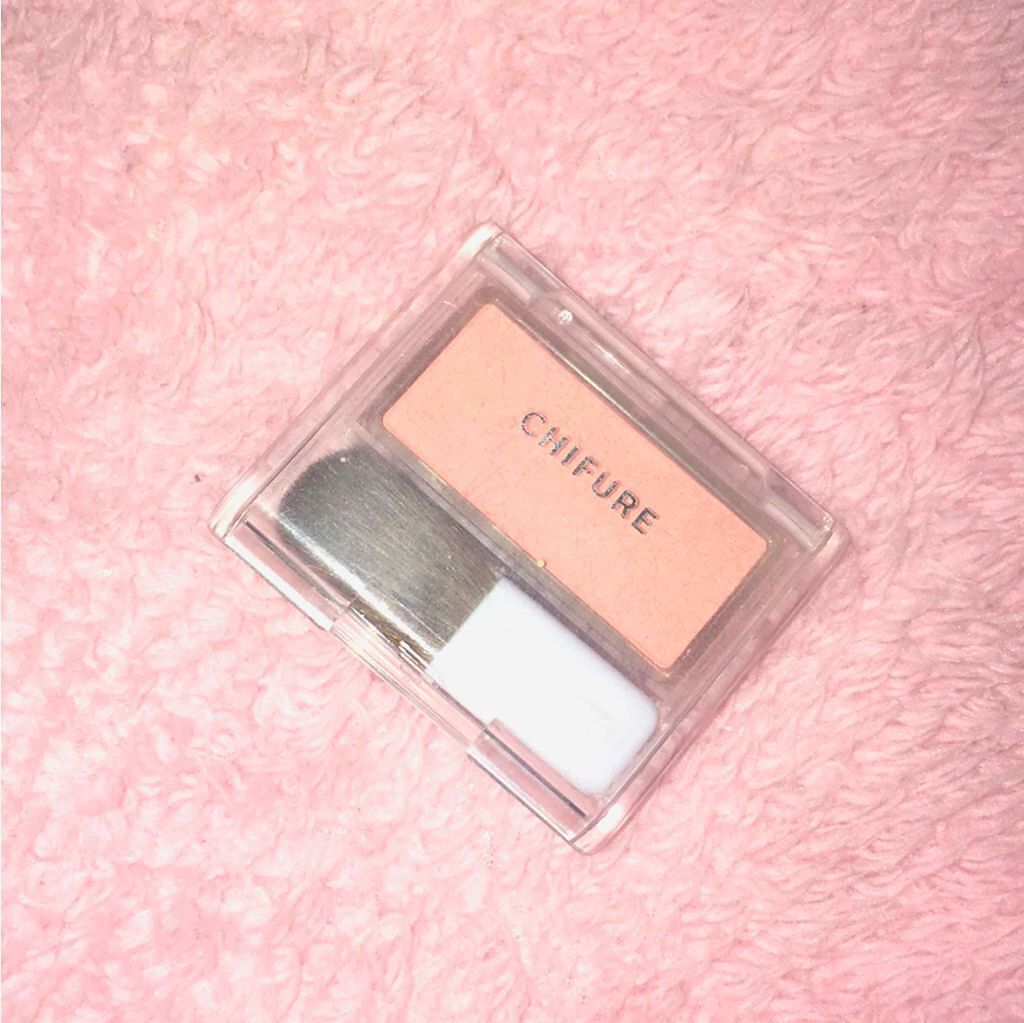 チーク カラー(ブラシ付)/ちふれ/パウダーチークを使ったクチコミ（1枚目）