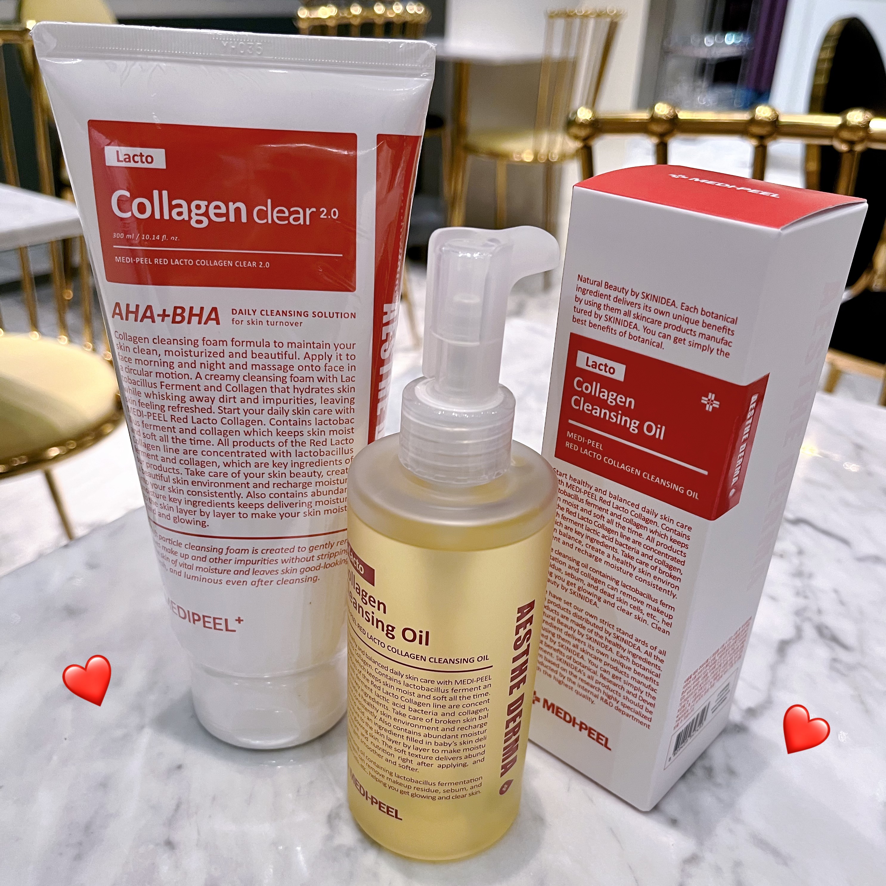 レッドラクトコラーゲンクレンジングオイル/MEDIPEEL/オイルクレンジングを使ったクチコミ（1枚目）