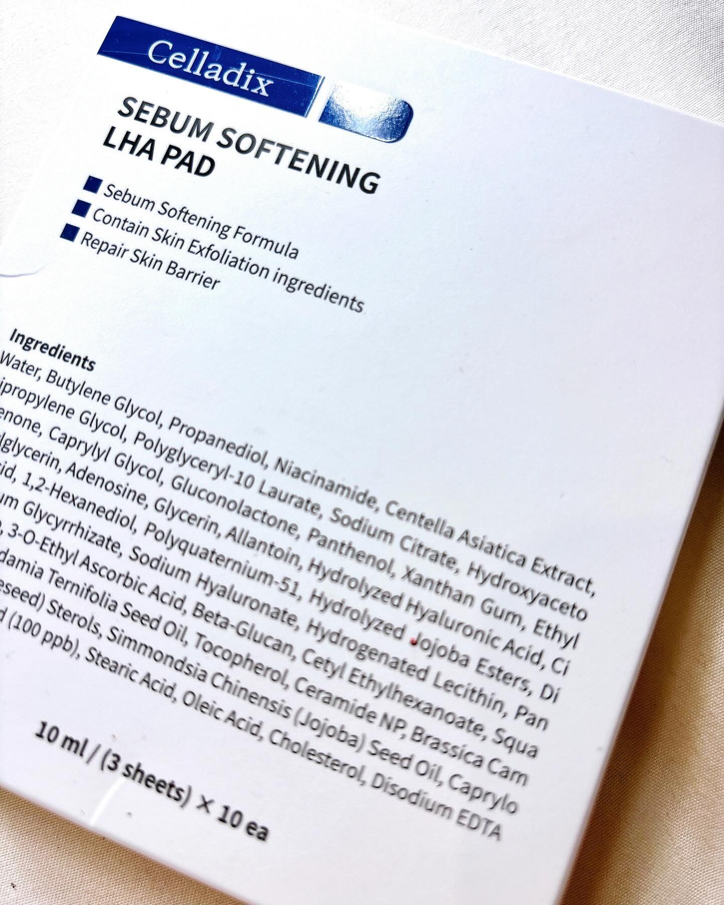 セバムソフトニング131LHAピーリングパッド/Celladix/トナーパッドを使ったクチコミ（1枚目）