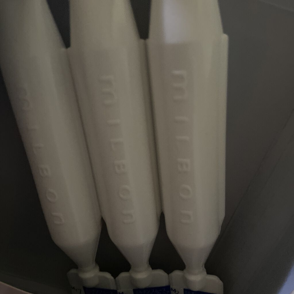 No.4 ウィークリーブースター Coarse hair/ミルボン/洗い流すヘアトリートメントを使ったクチコミ（2枚目）