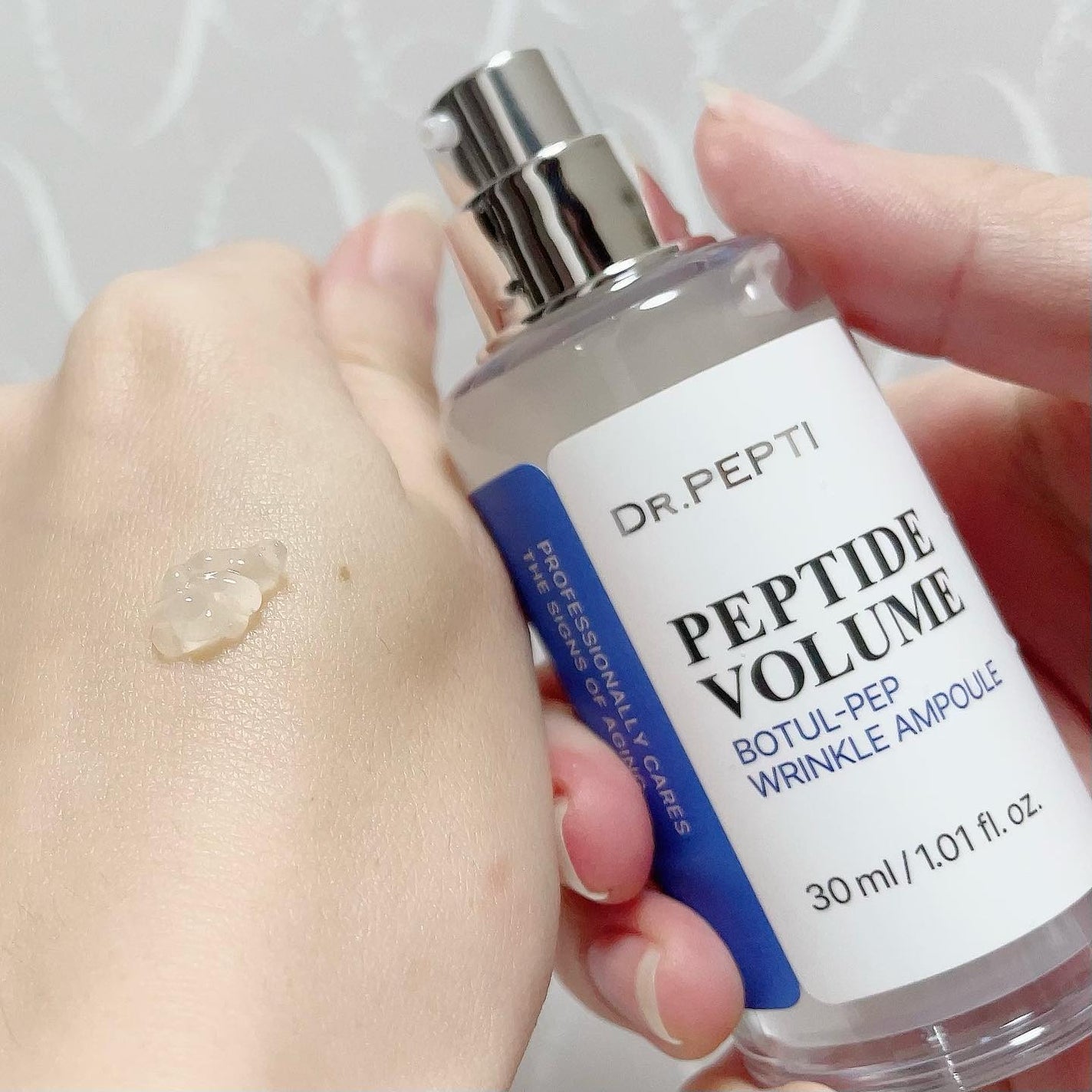 PEPTIDE VOLUME BOTUL-PEP WRINKLE AMPOULE /DR.PEPTI/美容液を使ったクチコミ(2枚目)