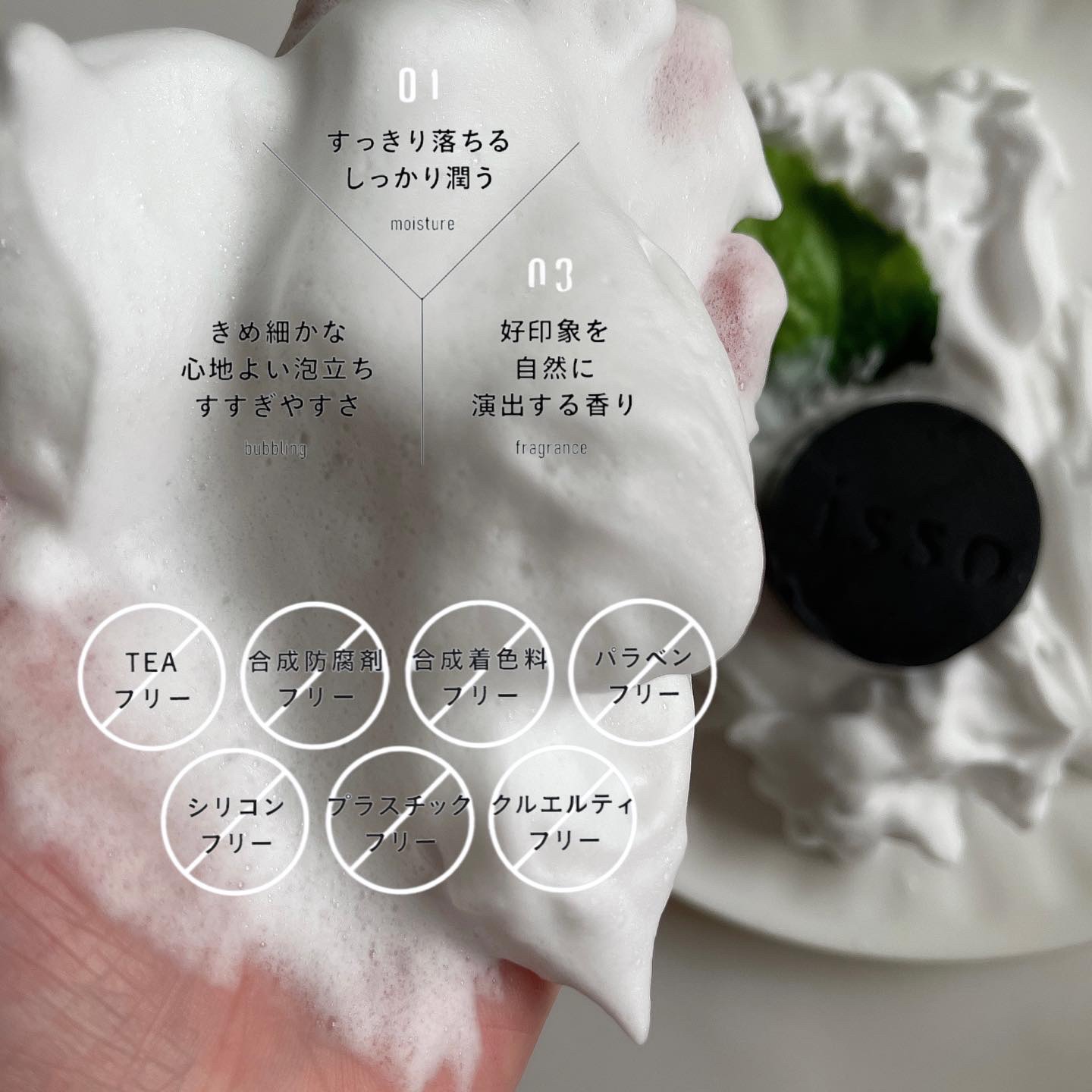 香水石鹸 Smooth/isso/ボディ石鹸を使ったクチコミ（2枚目）