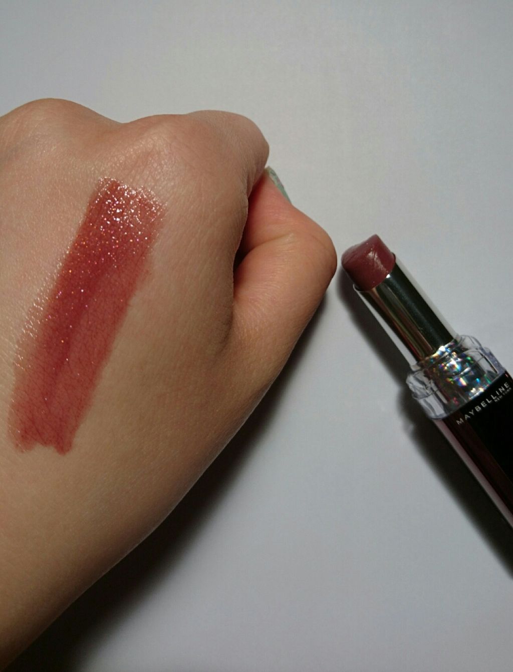 ウォーター シャイニー ボリューミー パール/MAYBELLINE NEW YORK/口紅を使ったクチコミ（2枚目）