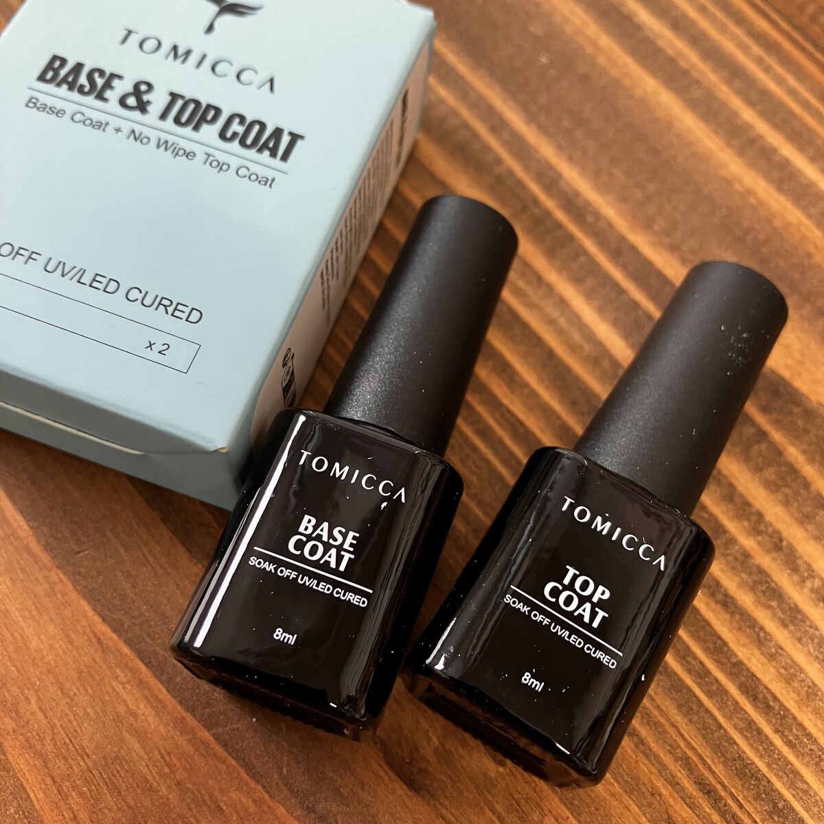 TOMICCA ジェルネイル ベースコート トップコート/TOMICCA/ネイルトップコートを使ったクチコミ（2枚目）