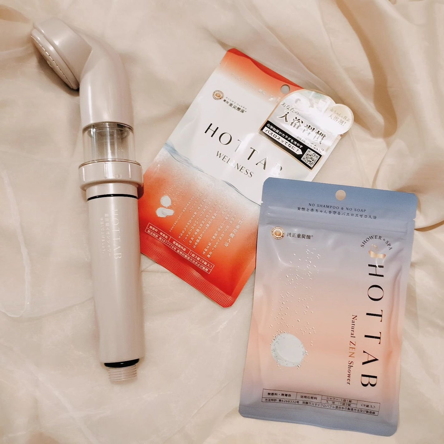 HOT TAB NATURAL ZEN SHOWER/HOT TAB/炭酸系入浴剤を使ったクチコミ(4枚目)