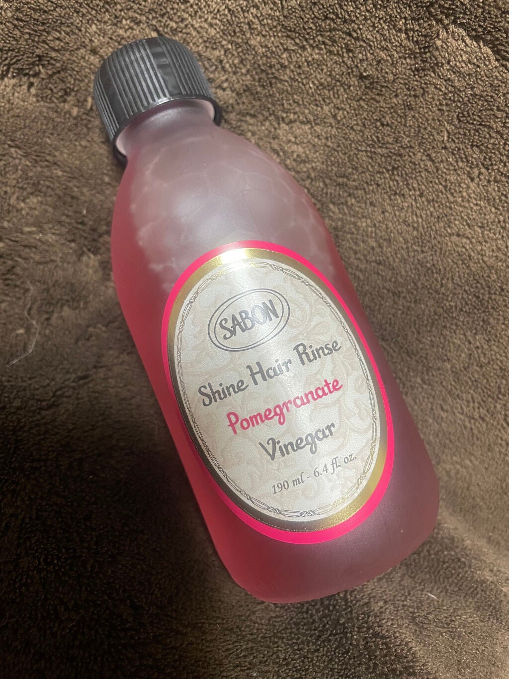 シャインヘアビネガー/SABON/市販シャンプーを使ったクチコミ(1枚目)