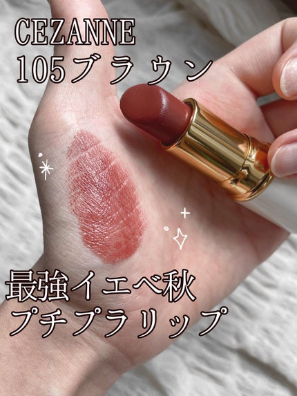 ラスティング リップカラーN/CEZANNE/口紅を使ったクチコミ(1枚目)