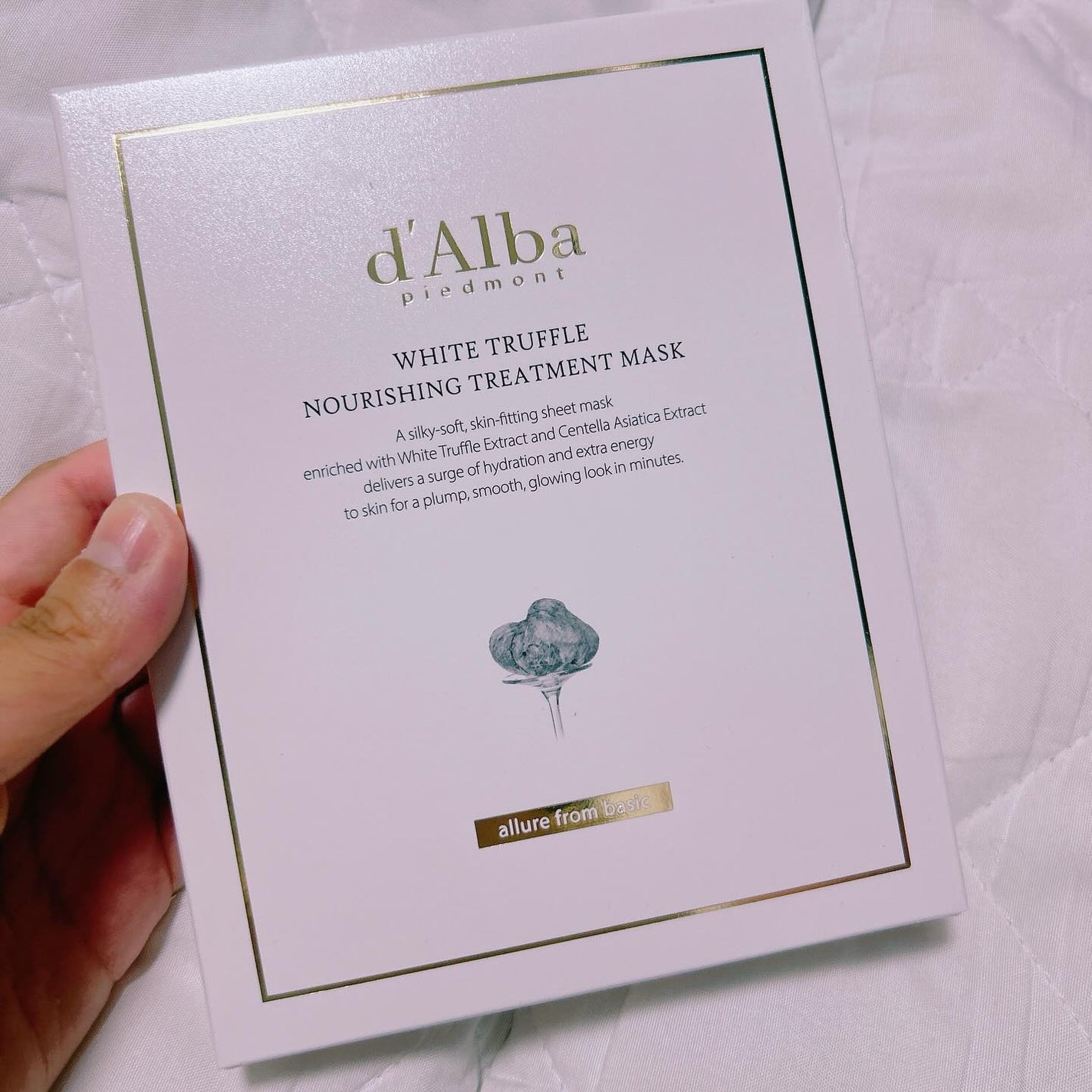 ホワイトトリュフナリシングトリートメントマスク/ダルバ/シートマスク・パックを使ったクチコミ(1枚目)