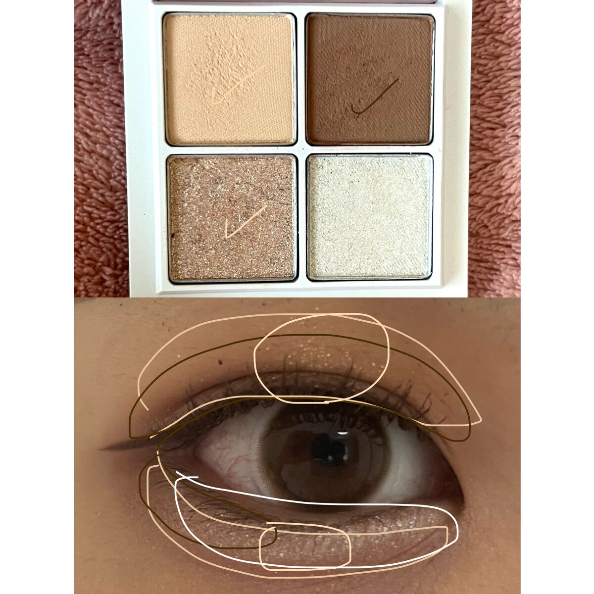 THE アイパレR/b idol/アイシャドウパレットを使ったクチコミ（2枚目）