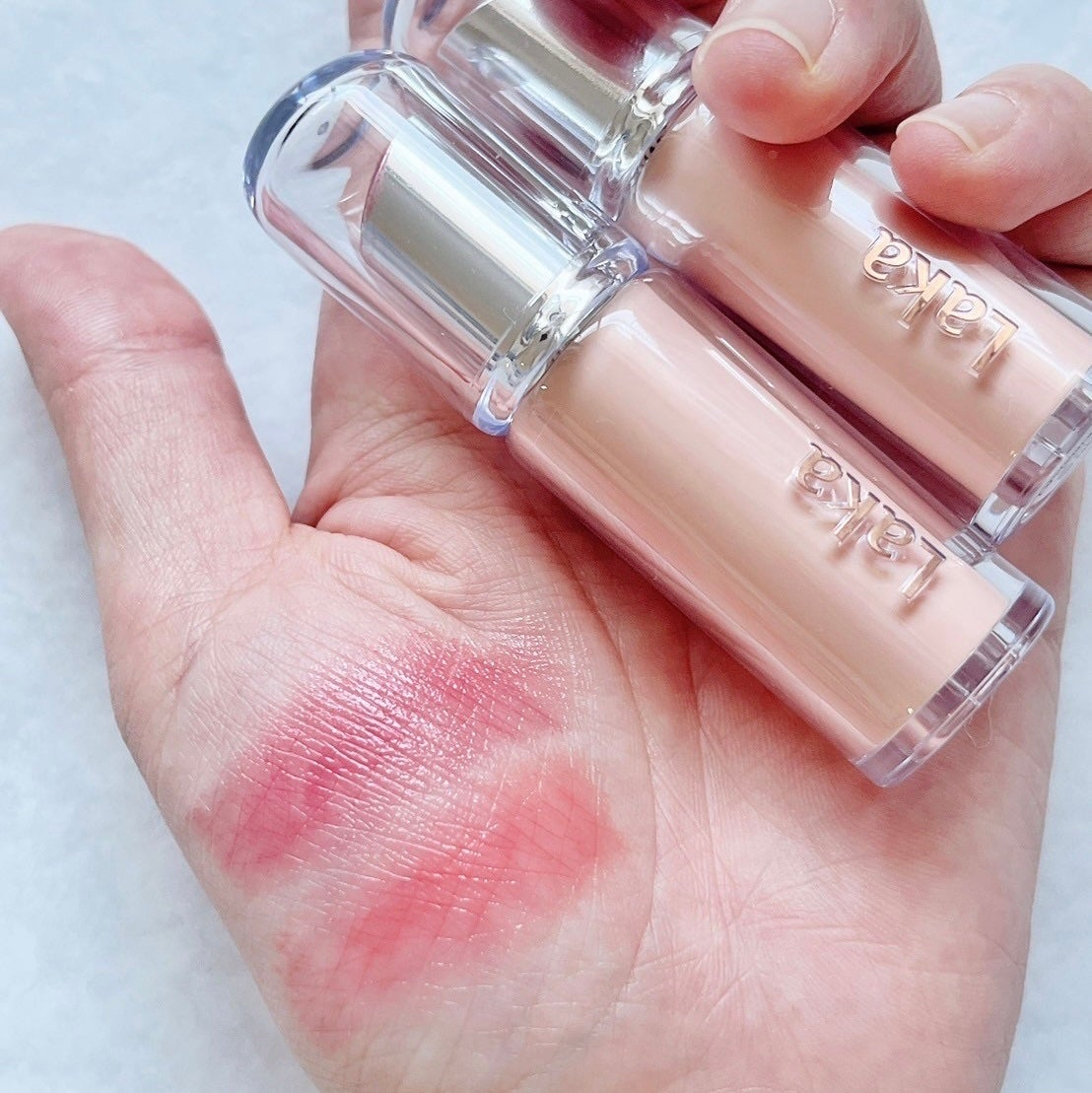 ボンディンググロウリップスティック/Laka/口紅を使ったクチコミ(2枚目)