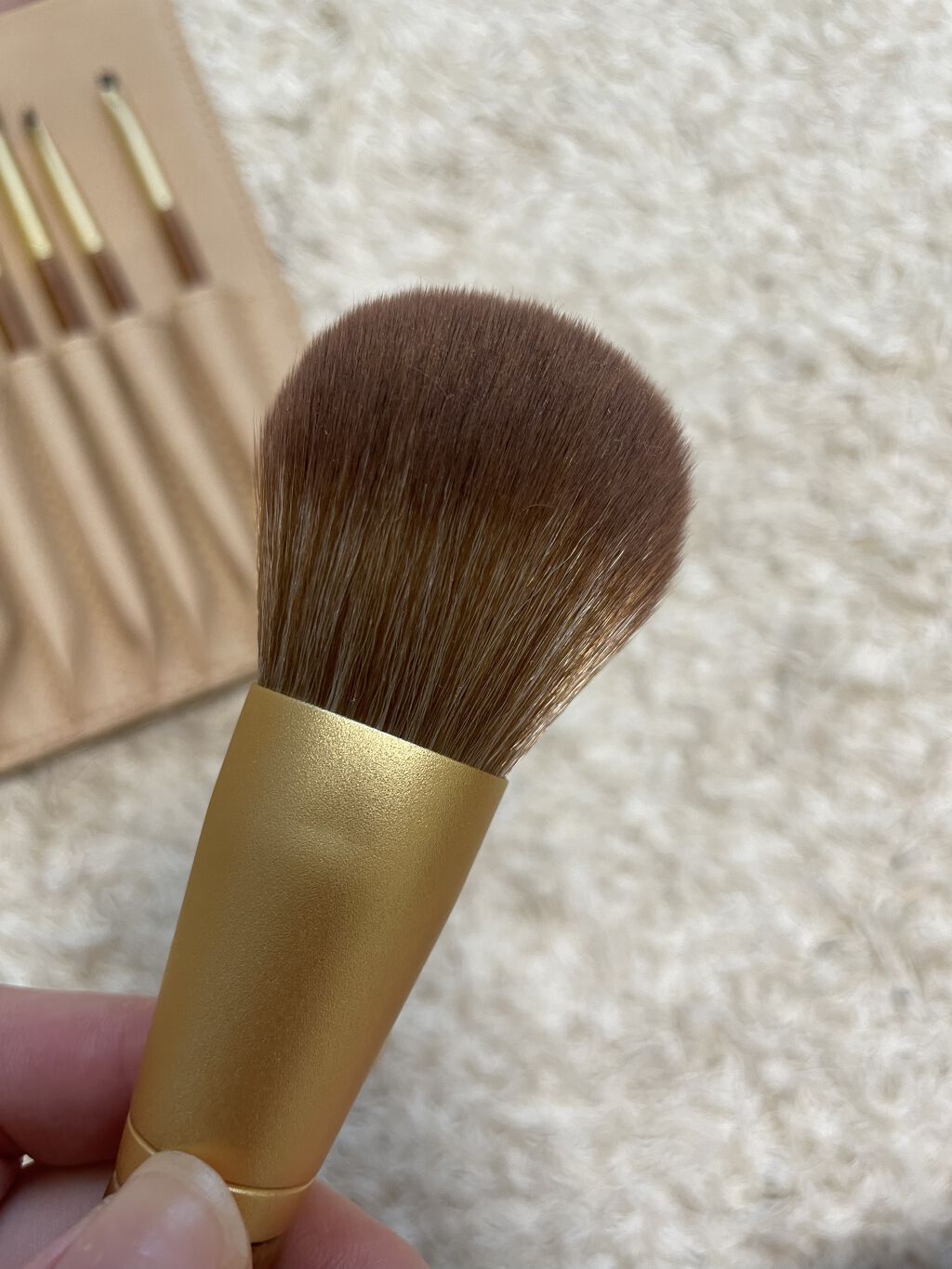 SIXPLUS X MARILYN 10本メイクアップブラシセット/SIXPLUS/メイクブラシを使ったクチコミ（3枚目）