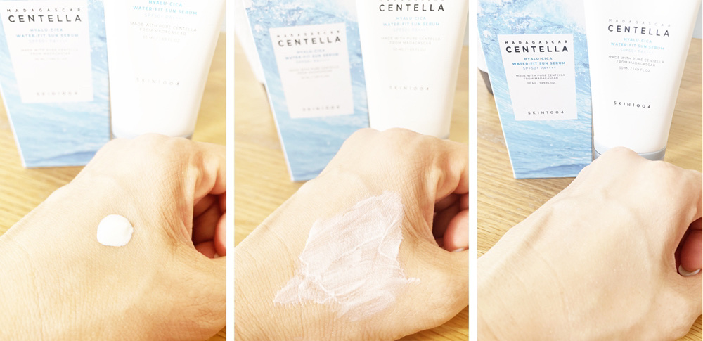 ヒアルーシカ ウォーターフィット サンセラム/SKIN1004/日焼け止めローションを使ったクチコミ（2枚目）