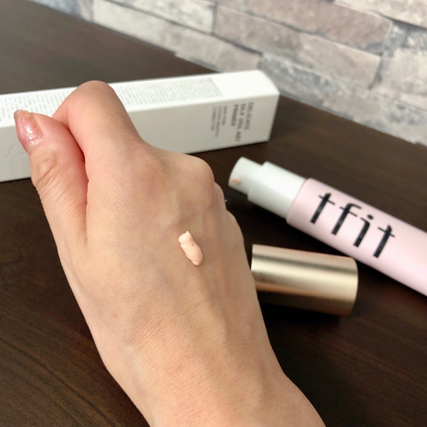 デリケートシルクベールアートプライマー/TFIT/化粧下地を使ったクチコミ(3枚目)