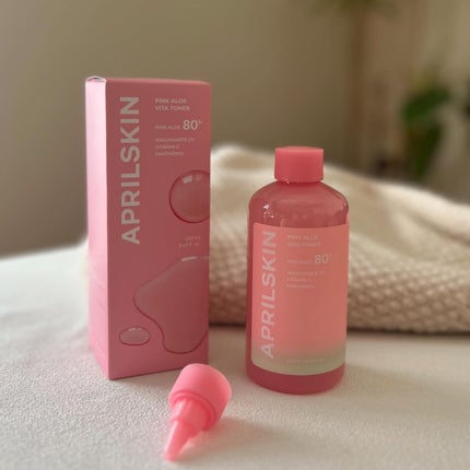 ピンクアロエビタトナー/APRILSKIN/化粧水を使ったクチコミ(1枚目)