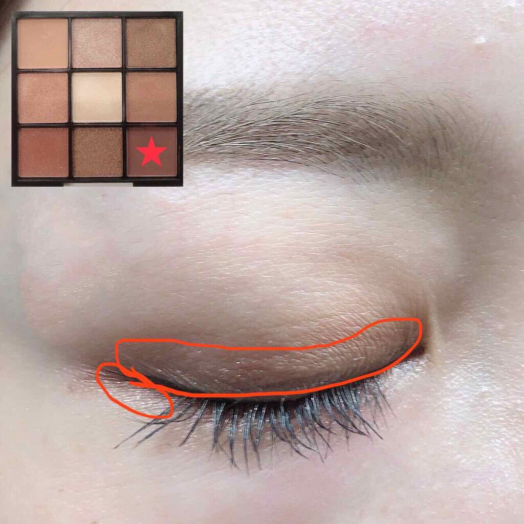 single eye color/la peau de gem./単色アイシャドウを使ったクチコミ（3枚目）