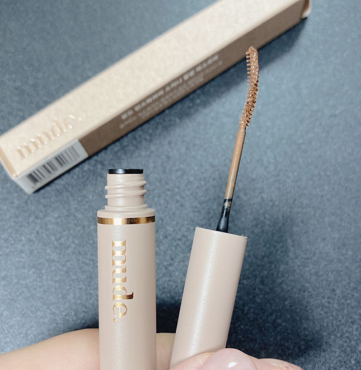 インスパイアスキニーカーリングマスカラ/mude./マスカラを使ったクチコミ（2枚目）