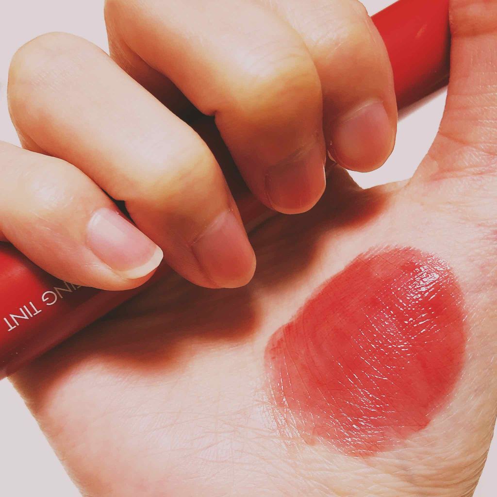 ジューシーラスティングティント/rom&nd/リップティントを使ったクチコミ(3枚目)