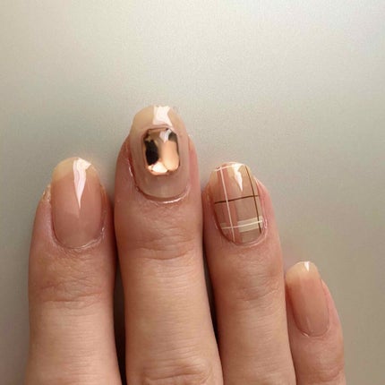 セミキュアジェルネイル(ハンド)/ohora/ネイルシールを使ったクチコミ(1枚目)