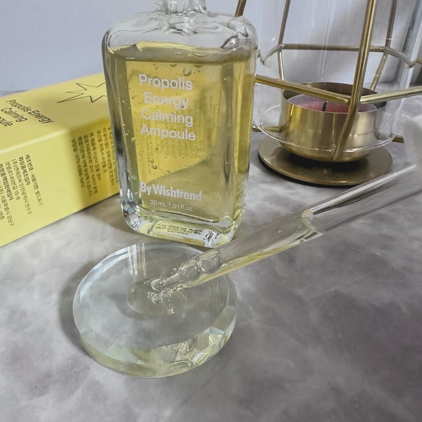 プロポリスエナジーカーミングアンプル/By Wishtrend/美容液を使ったクチコミ(2枚目)