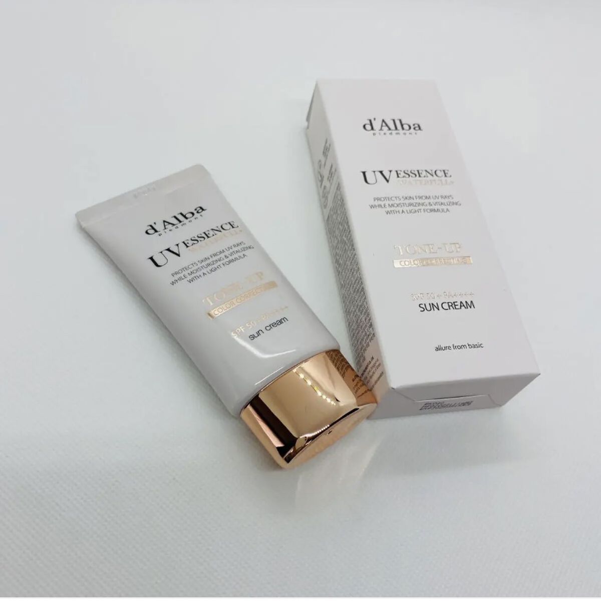 ウォータフルトーンアップサンクリーム/ダルバ/日焼け止めクリームを使ったクチコミ（2枚目）