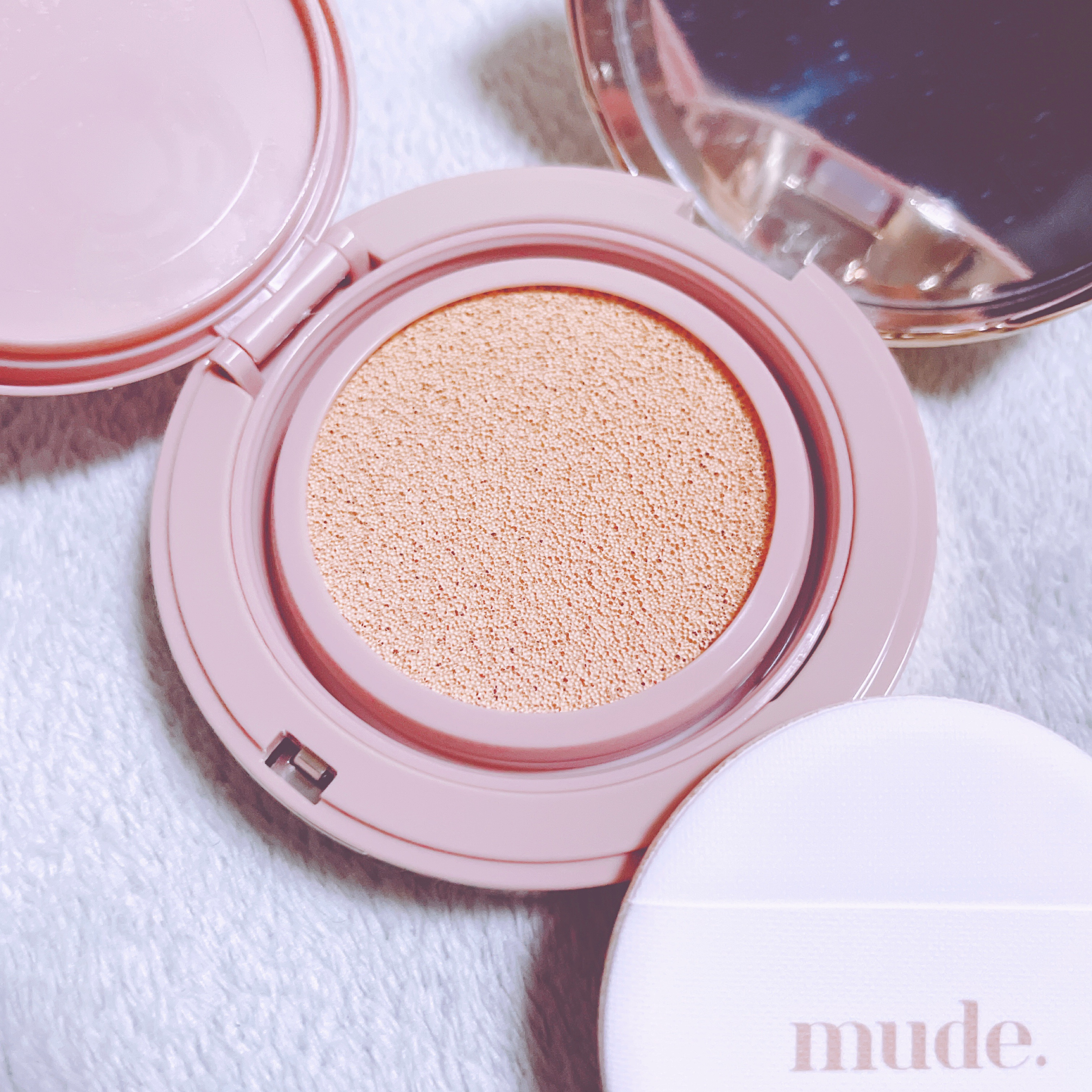 ハグクッション/mude/クッションファンデーションを使ったクチコミ（2枚目）