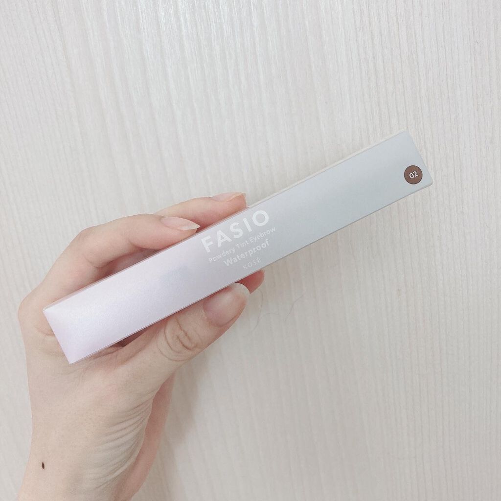 パウダリーティント アイブロウ/FASIO/眉ティントを使ったクチコミ(1枚目)