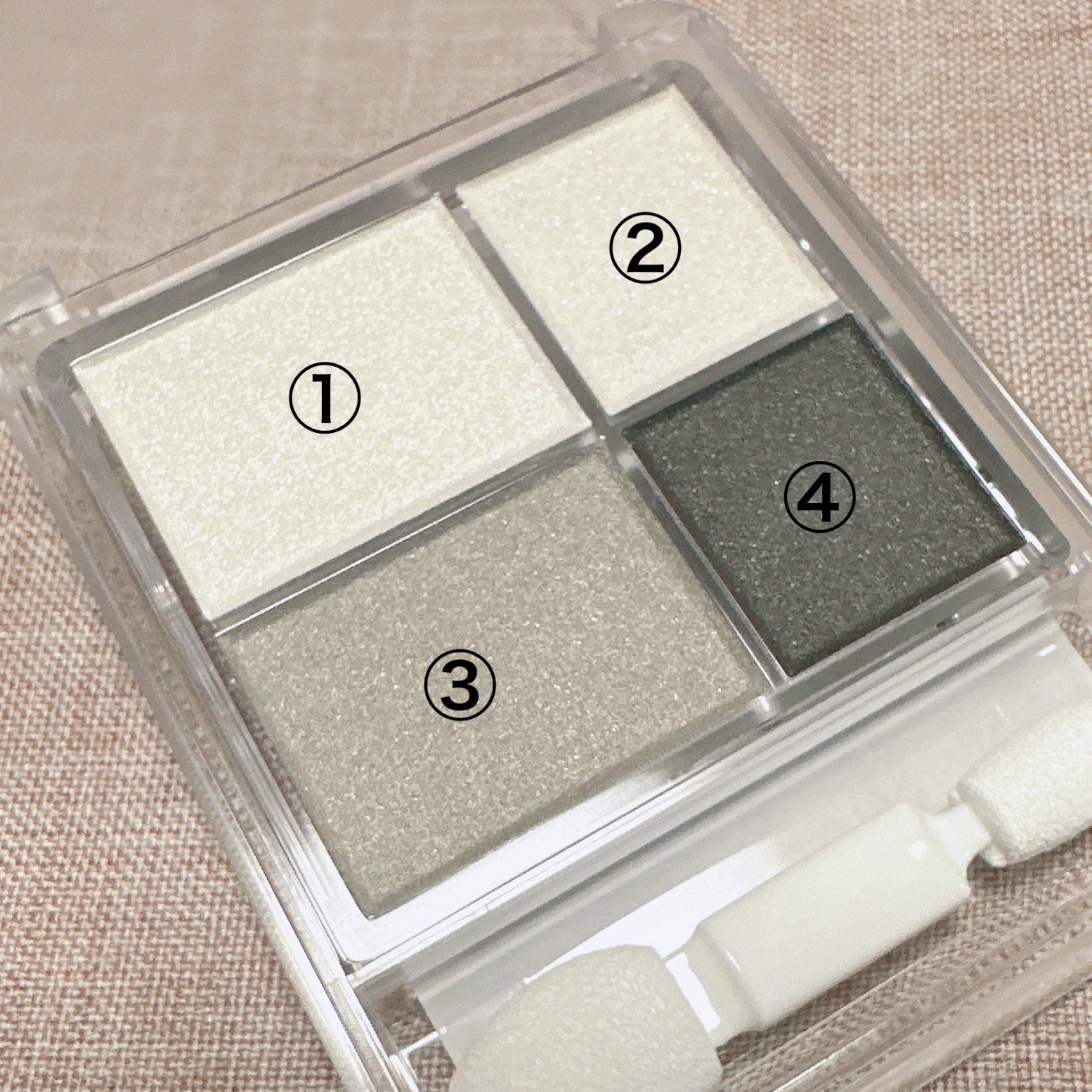 グラデーション アイシャドウ/ちふれ/アイシャドウパレットを使ったクチコミ（2枚目）