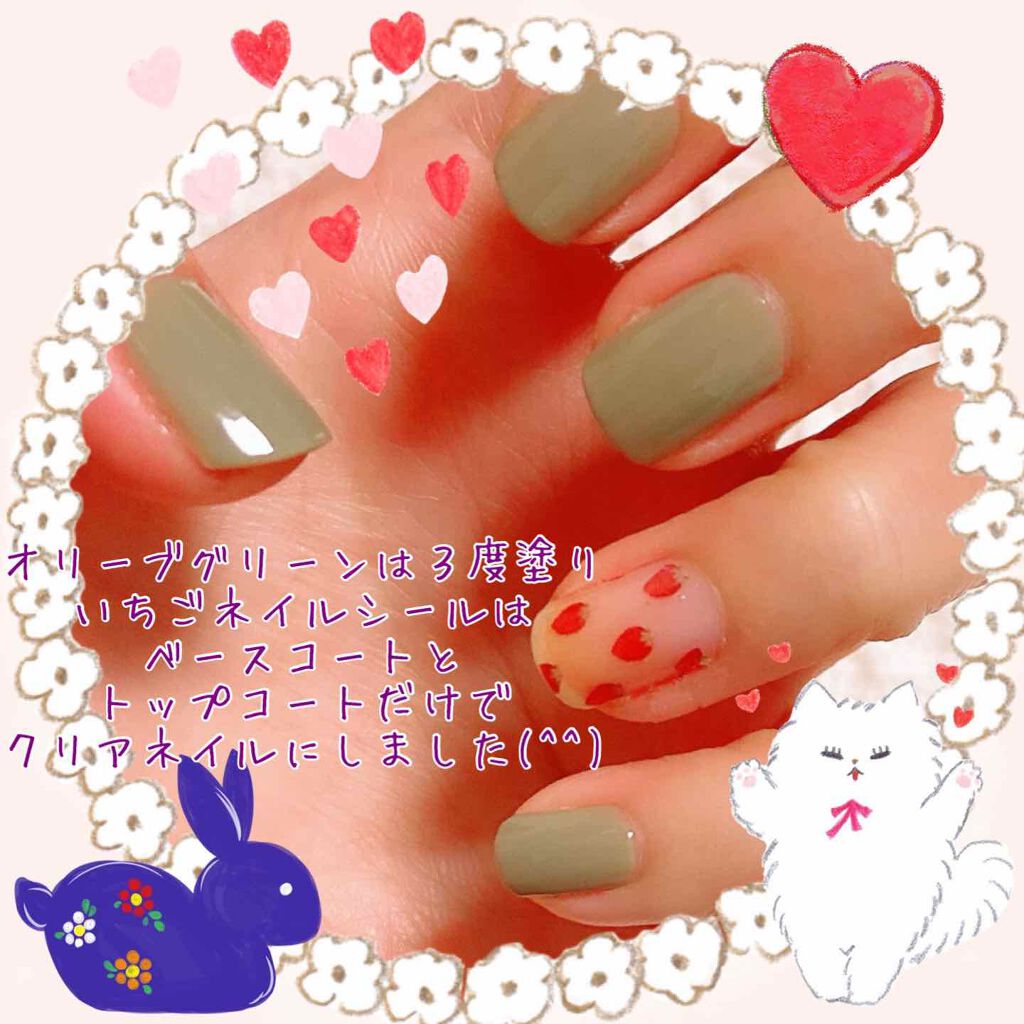 しずくネイルシール/キャンドゥ/ネイルシールを使ったクチコミ（3枚目）