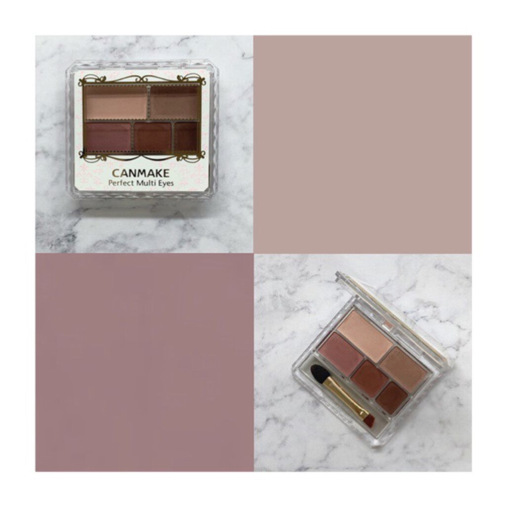 パーフェクトマルチアイズ/キャンメイク/アイシャドウパレットを使ったクチコミ(2枚目)