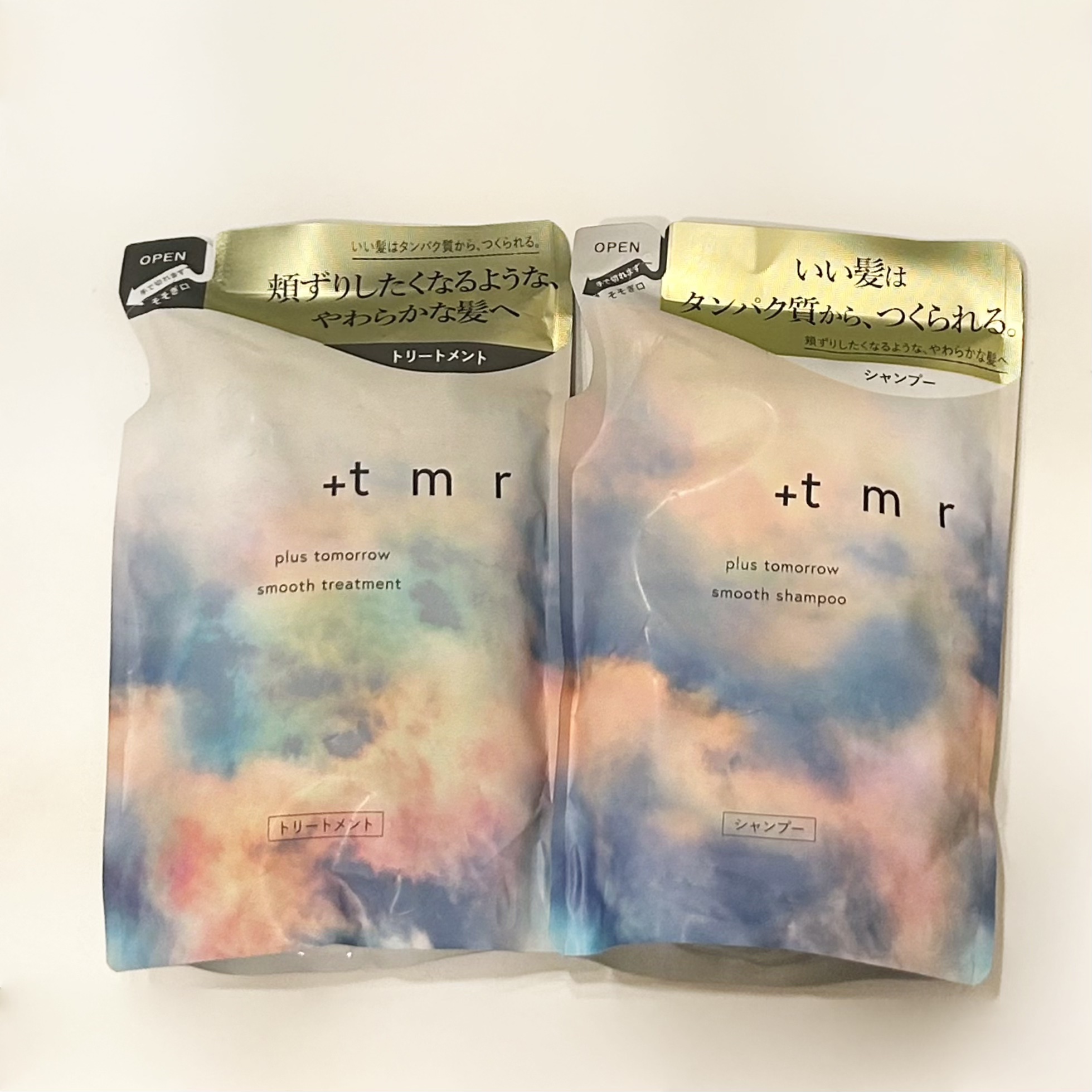 スムース シャンプー/トリートメント シャンプー詰替（400mL）/＋ｔｍｒ/市販シャンプーを使ったクチコミ（2枚目）