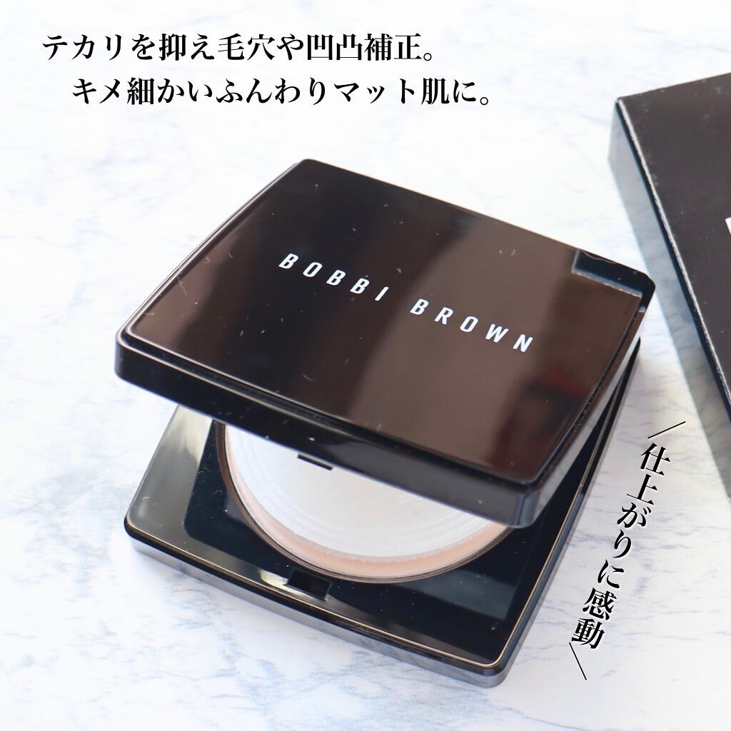 シアーフィニッシュ プレストパウダー 11 ソフトポーセリン/BOBBI BROWN/プレストパウダーを使ったクチコミ（1枚目）