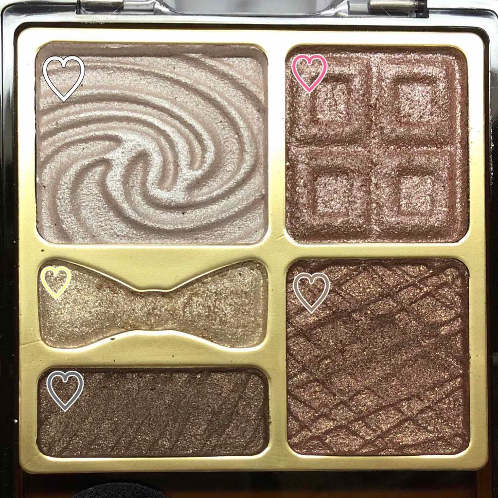 プレミアムガトーシャドウ/スウィーツ スウィーツ/アイシャドウパレットを使ったクチコミ（2枚目）