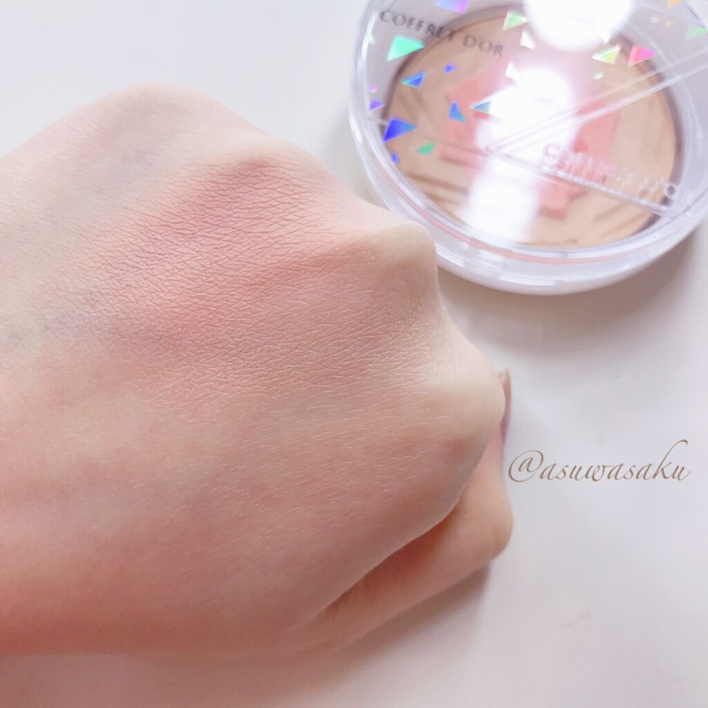 スマイルアップチークスＳ/コフレドール/パウダーチークを使ったクチコミ（2枚目）