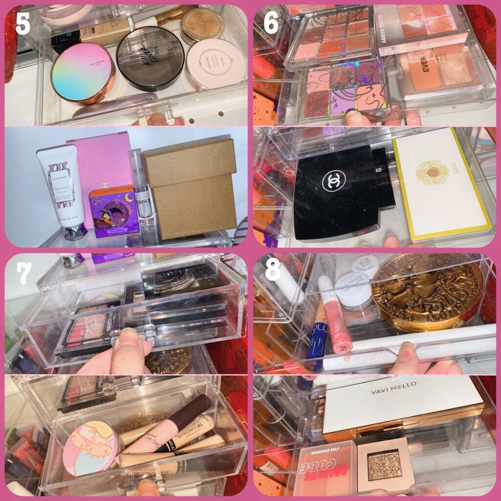 3段式クリアーケース/DAISO/その他化粧小物を使ったクチコミ(4枚目)