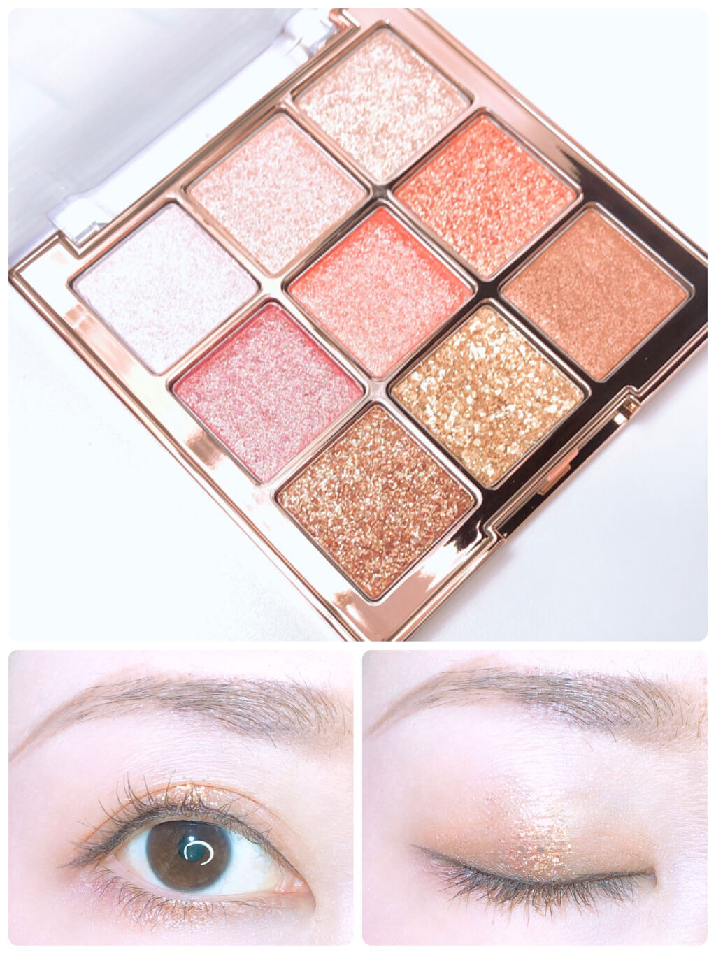 ワンピックアイシャドウパレット 02 シャインラッシュ/APLIN/アイシャドウパレットを使ったクチコミ（2枚目）