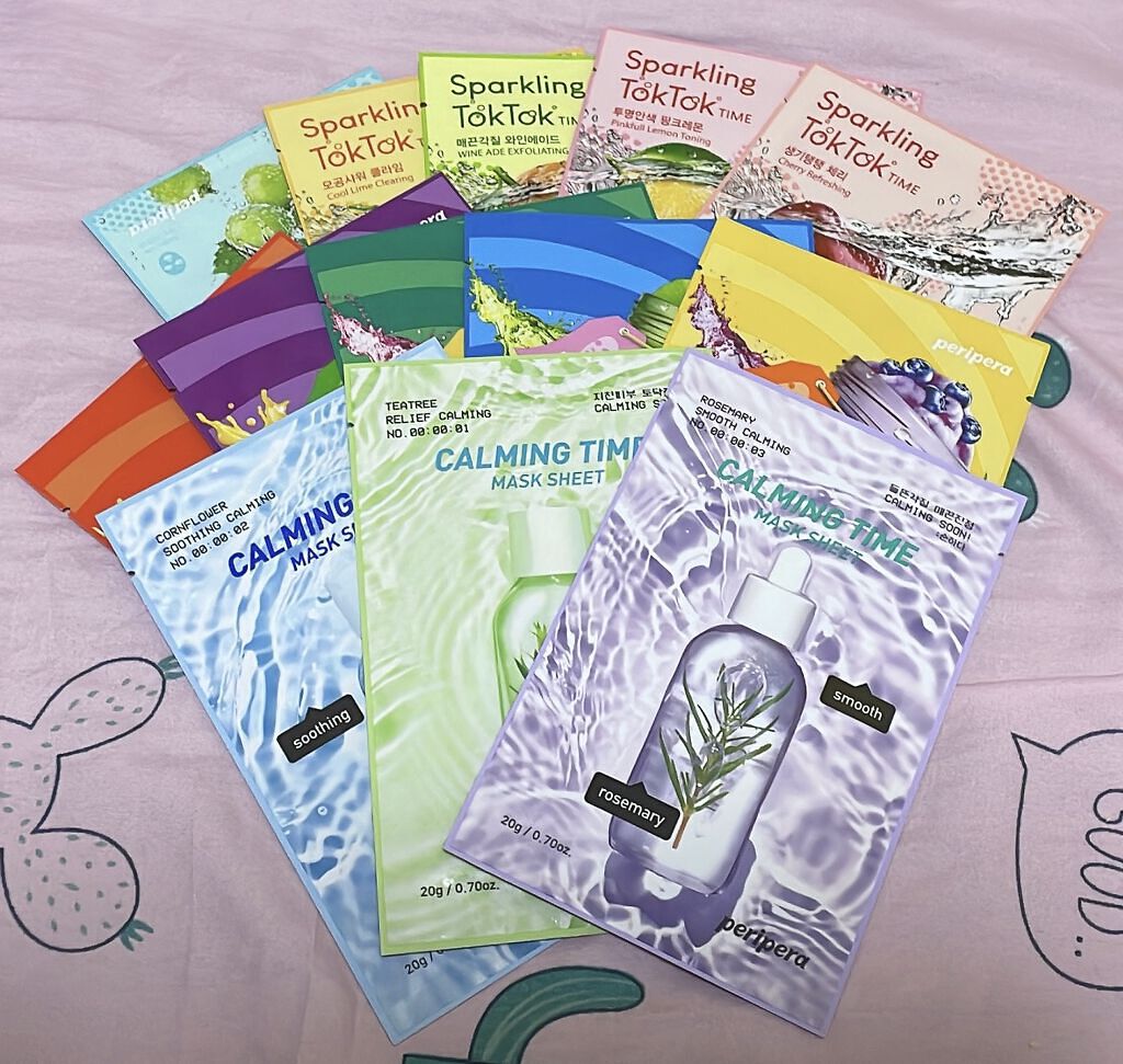 スパークリングトックトックタイム マスクシート/PERIPERA/シートマスク・パックを使ったクチコミ（1枚目）