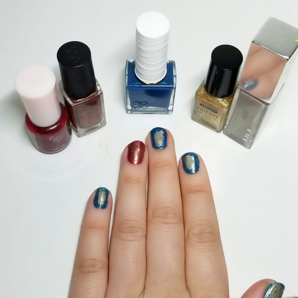 ネイル エナメル 細筆タイプ/ちふれ/マニキュアを使ったクチコミ(3枚目)