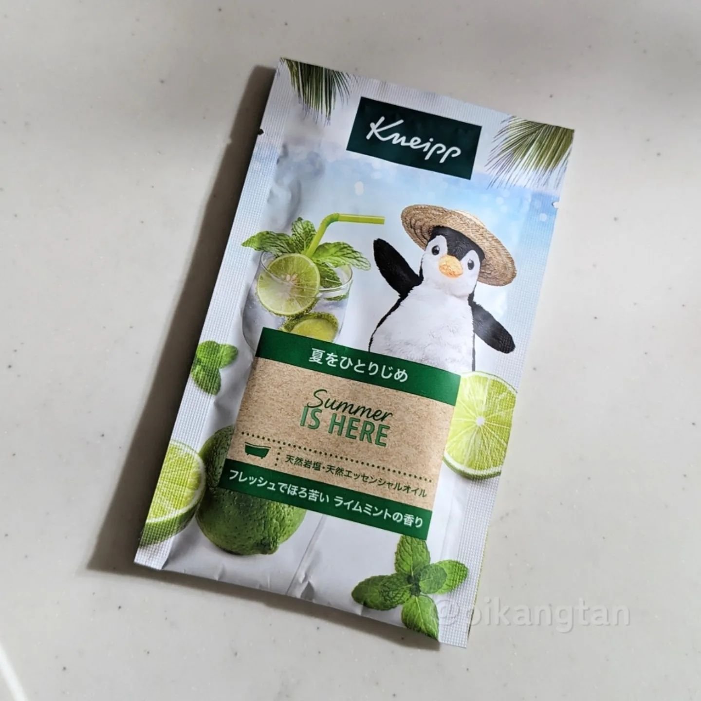 クナイプ バスソルト ライムミントの香り/クナイプ/無機塩系入浴剤を使ったクチコミ（1枚目）