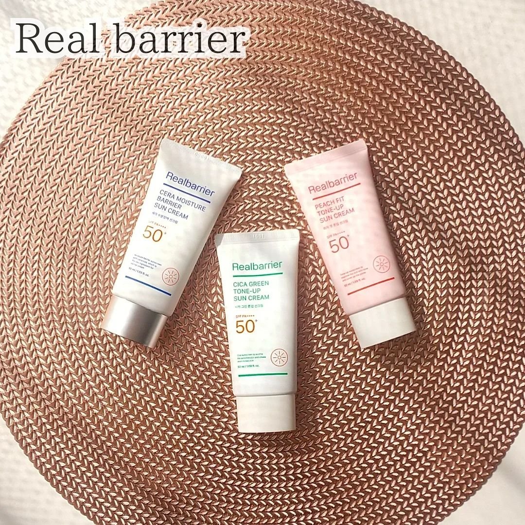 シカグリーントーンアップ日焼け止め/Real Barrier/日焼け止めクリームを使ったクチコミ（1枚目）