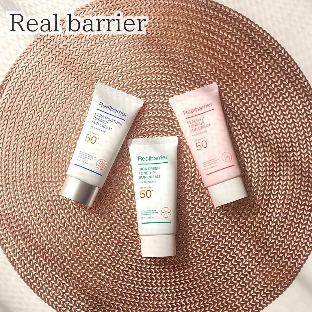 セラ水分バリア日焼け止め/Real Barrier/日焼け止めクリームを使ったクチコミ(1枚目)