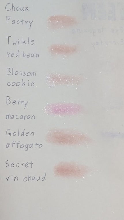 バレンタインボックス3ローズモーメント/VAVI MELLO/アイシャドウパレットを使ったクチコミ(4枚目)