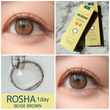 ROSHA/蜜のレンズ/カラーコンタクトレンズを使ったクチコミ(1枚目)