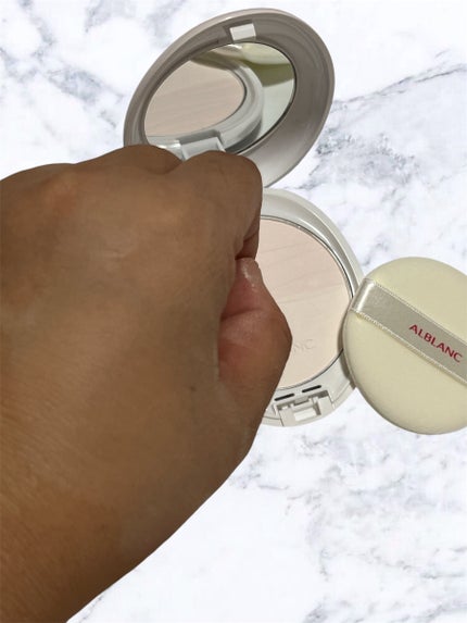 クラリティブラン フィニッシャー(ライトピンク)/ALBLANC/プレストパウダーを使ったクチコミ(3枚目)