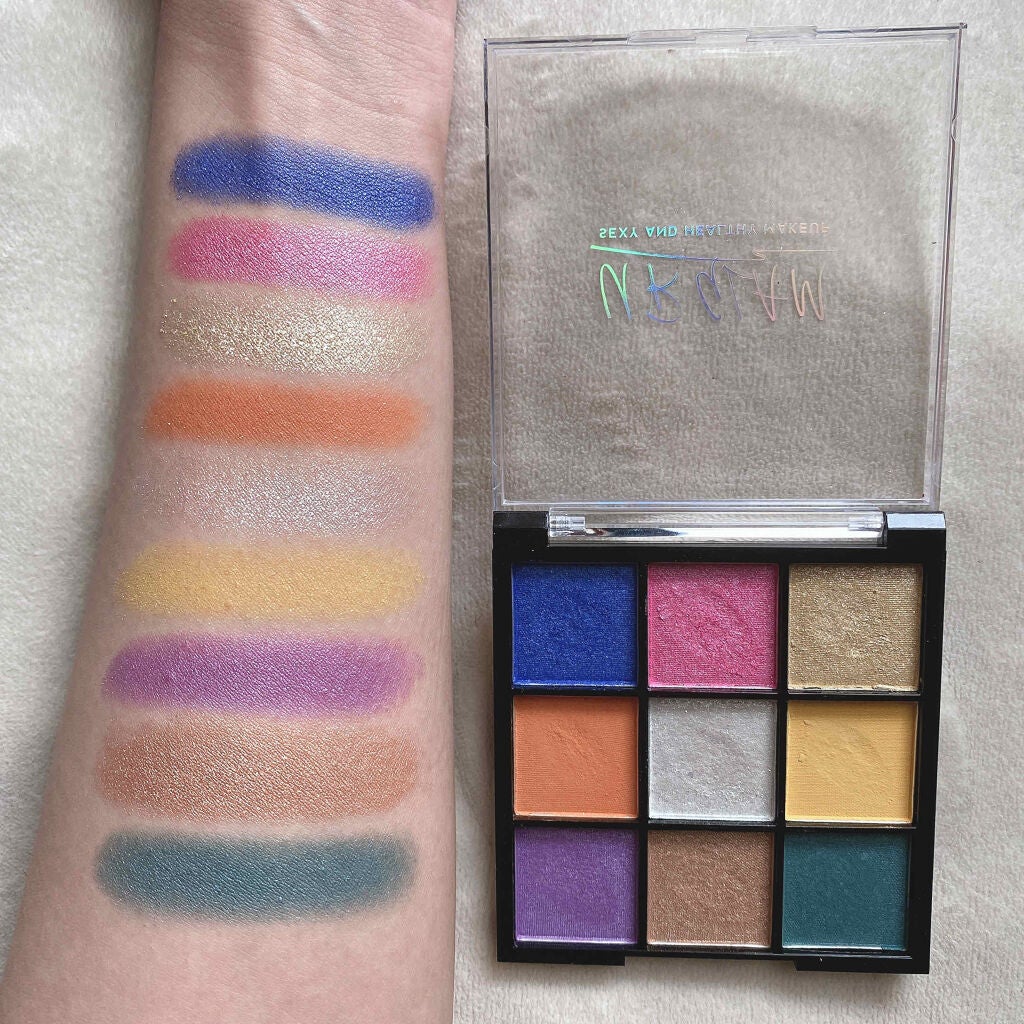 UR GLAM BLOOMING EYE COLOR PALETTE/U R GLAM/アイシャドウパレットを使ったクチコミ(2枚目)
